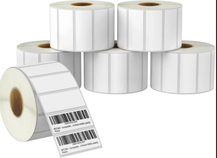 Barcode Labels White