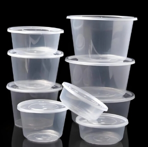 Plastic Food Container with Lid